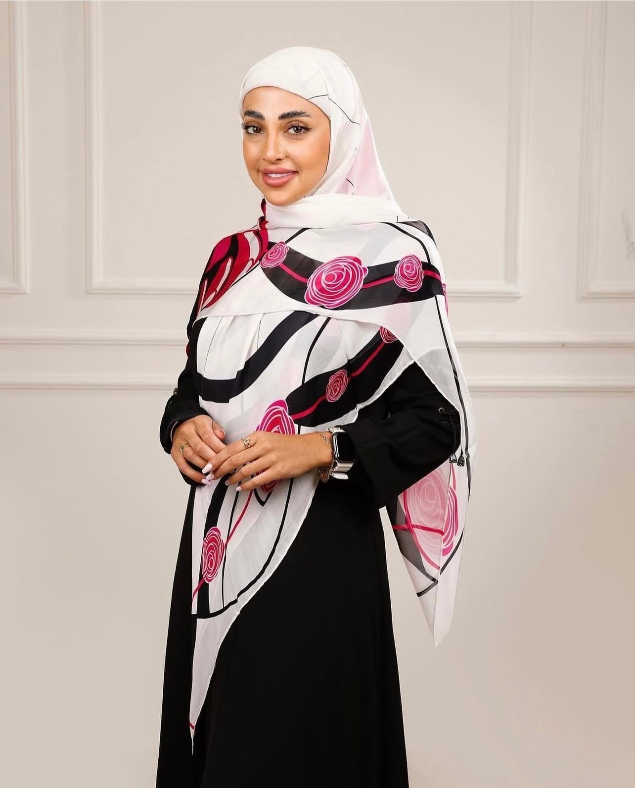 Écharpe en pure soie Belle