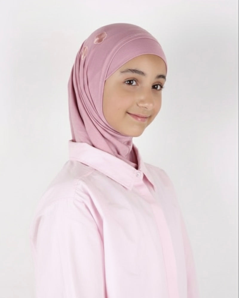 2-Piece Kids Cotton Hijab