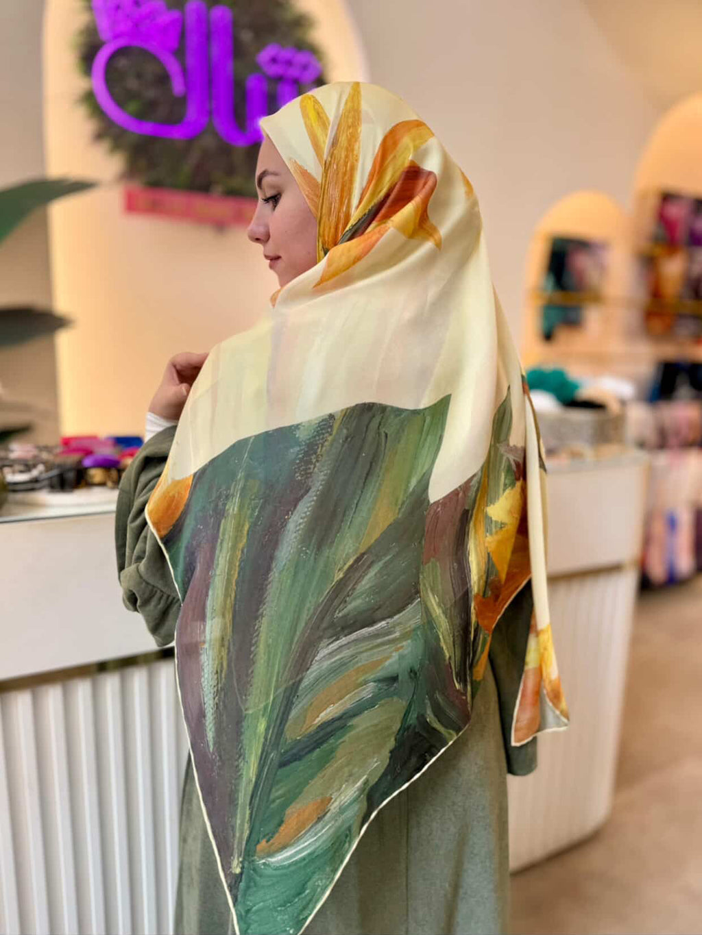 Sunflower Pure Silk Echarpe