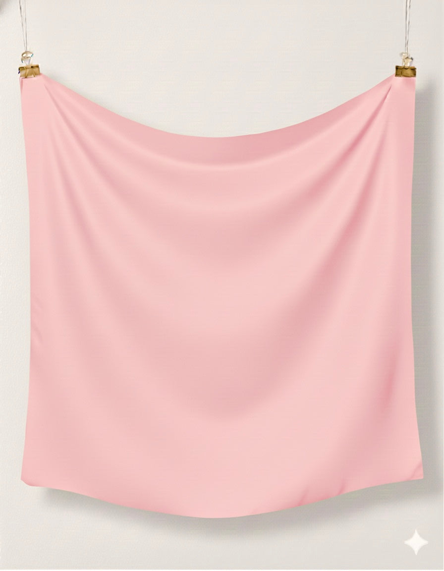 Écharpe en soie pure unie