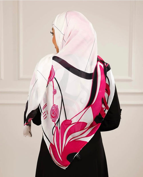 Écharpe en pure soie Belle