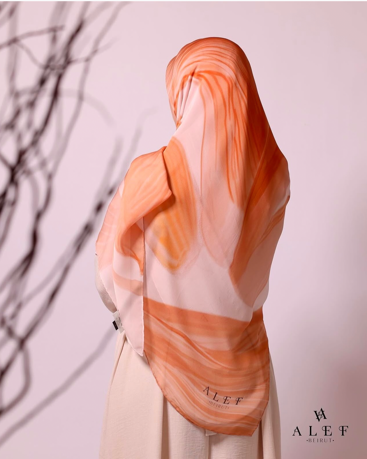 Écharpe en pure soie Serenity