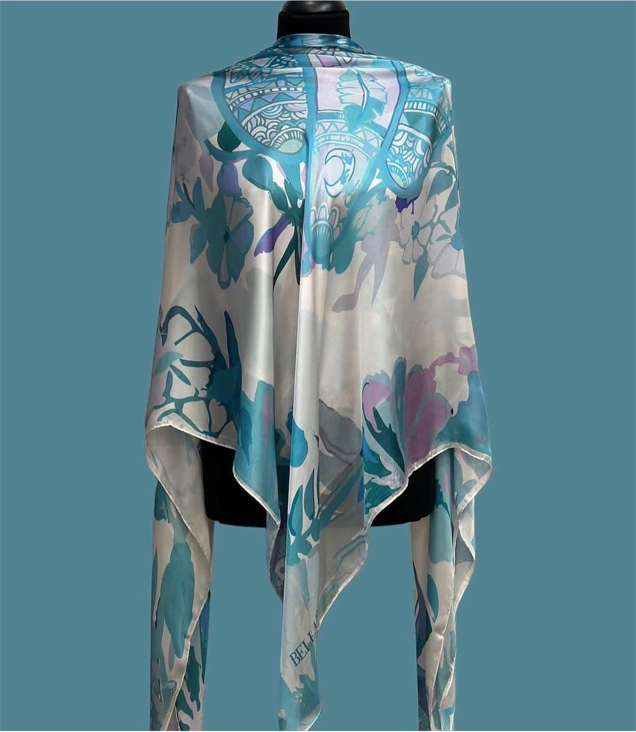 Fatima’s Hand Silk-Satin echarpe